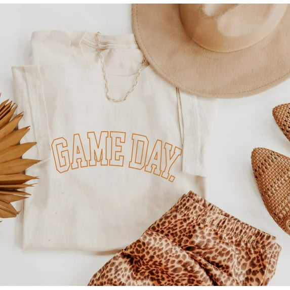 GAME DAY Short sleeve Tees Plus Size