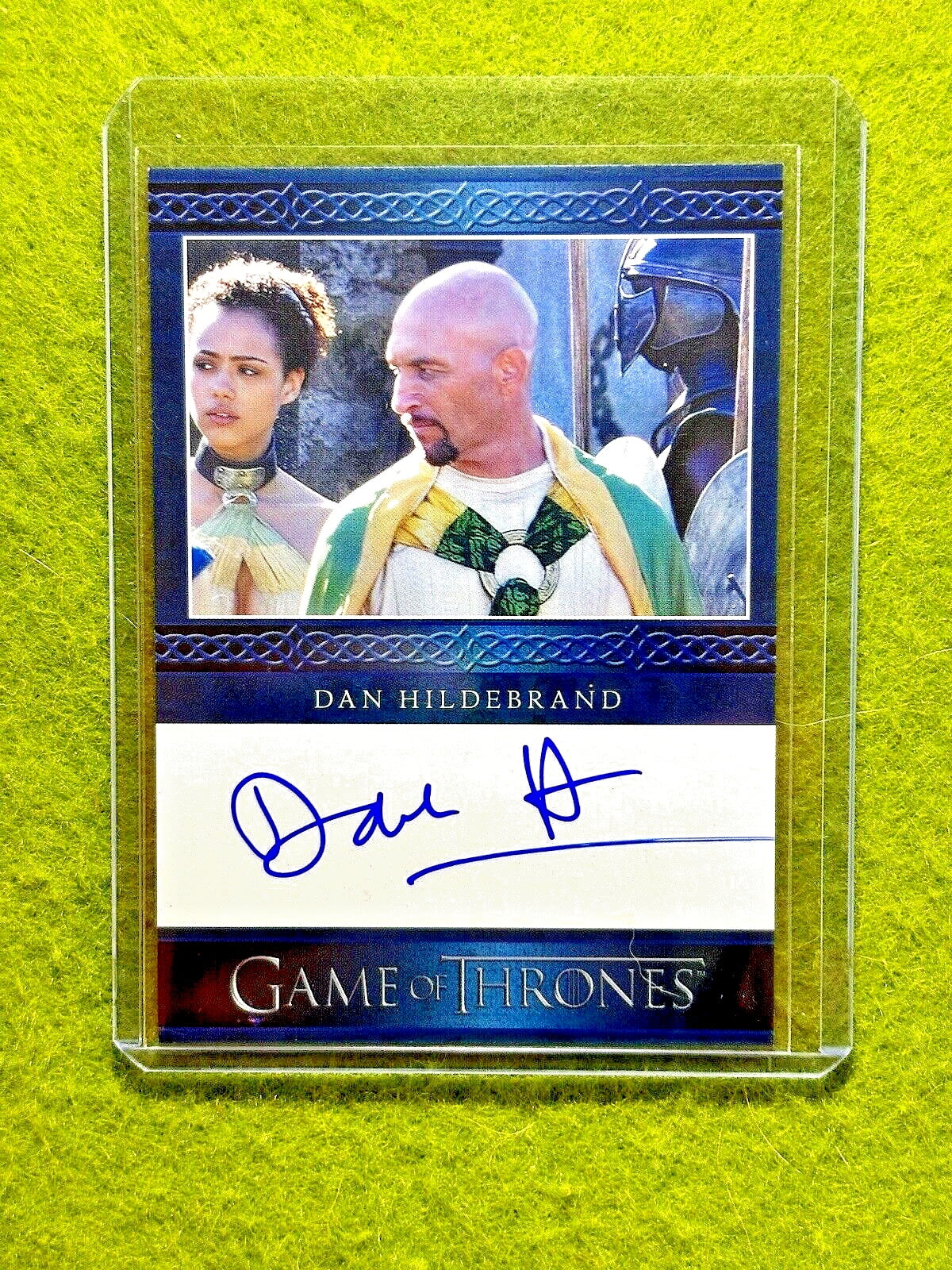 GAME OF THRONES Dan Hildebrand AUTO Kraznys Mo Nakloz AUTOGRAPH 2023