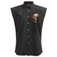 thumbnail image 1 of GAME OVER - Sleeveless Stone Washed Worker Black, 1 of 3