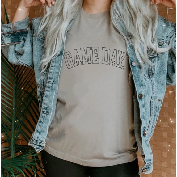 GAMEDAY Graphic Short sleeve T-Shirt Plus Size