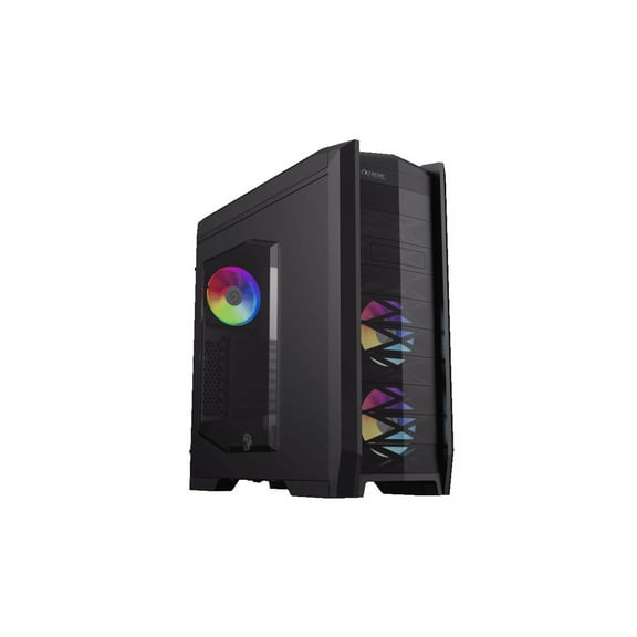 GAMEMAX Dragon knight 2 Black USB3.0/Type C ATX Gaming Full Tower Computer Case w/5 x ARGB Fans (Pre-Installed). Support 4090 GPU and 360mm AIO