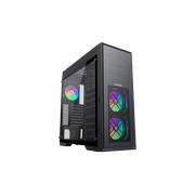 GAMEMAX MASTER 2 أسود / شبكة / زجاج مقسى / علبة كمبيوتر ATX Full Tower معدنية
