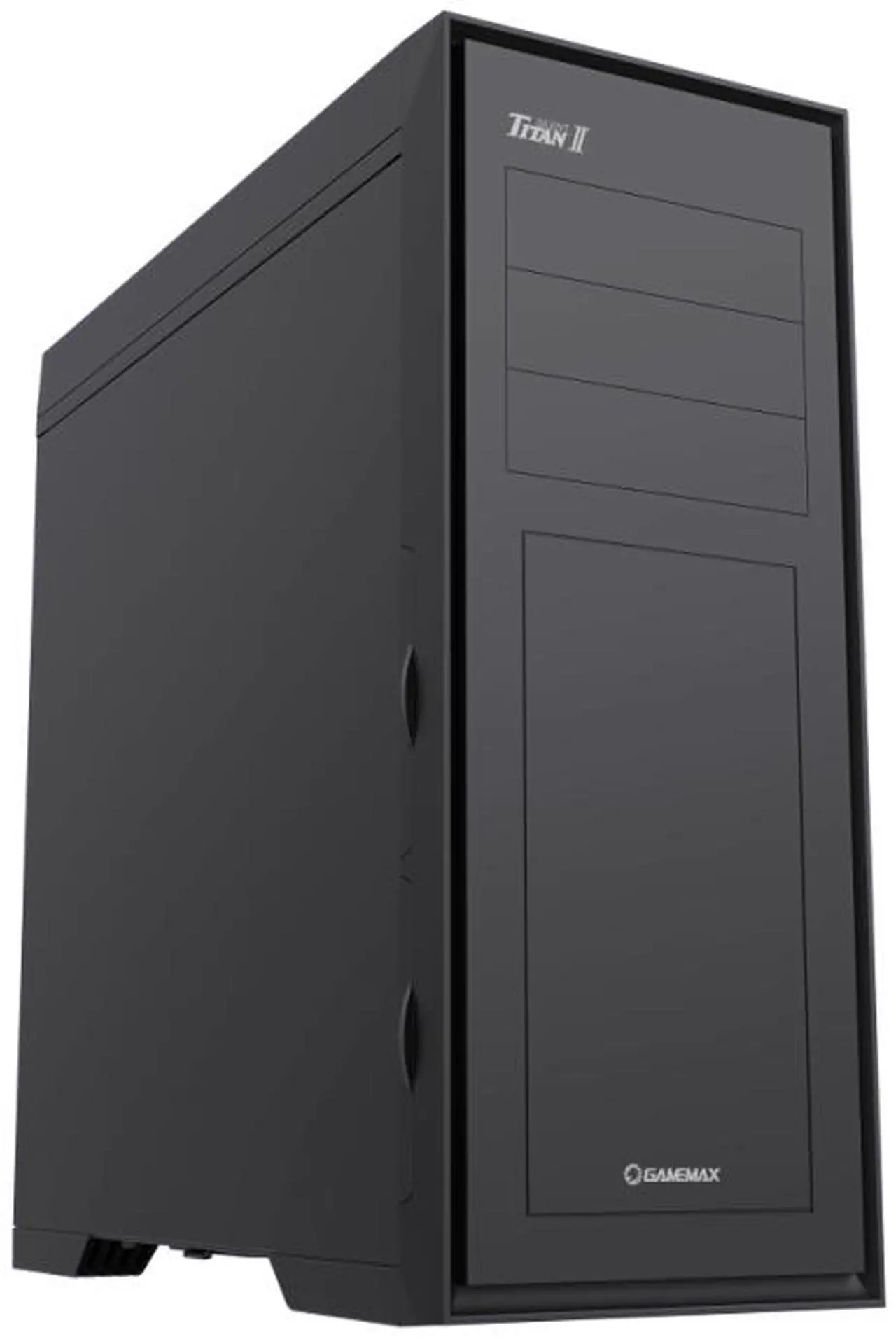 GAMEMAX Titan Silent 2 Black USB3.0/Type C ATX Gaming Full Tower Computer Case w/3 x Silent Fans (Pre-Installed). Support 4090 GPU and 360mm AIO