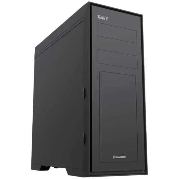 GAMEMAX Titan Silent 2 Black USB3.0/Type C ATX Gaming Full Tower Computer Case w/3 x Silent Fans (Pre-Installed). Support 4090 GPU and 360mm AIO