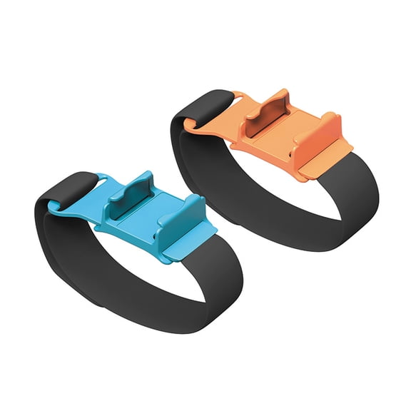 GAMINJA 2-Pack Adjustable Leg Straps for Nintendo Switch 2 & Switch OLED - Joy-Con Controller Bands for Ring Fit Adventure, Breathable Sweat-Resistant Sports Fitness Gaming Accessory