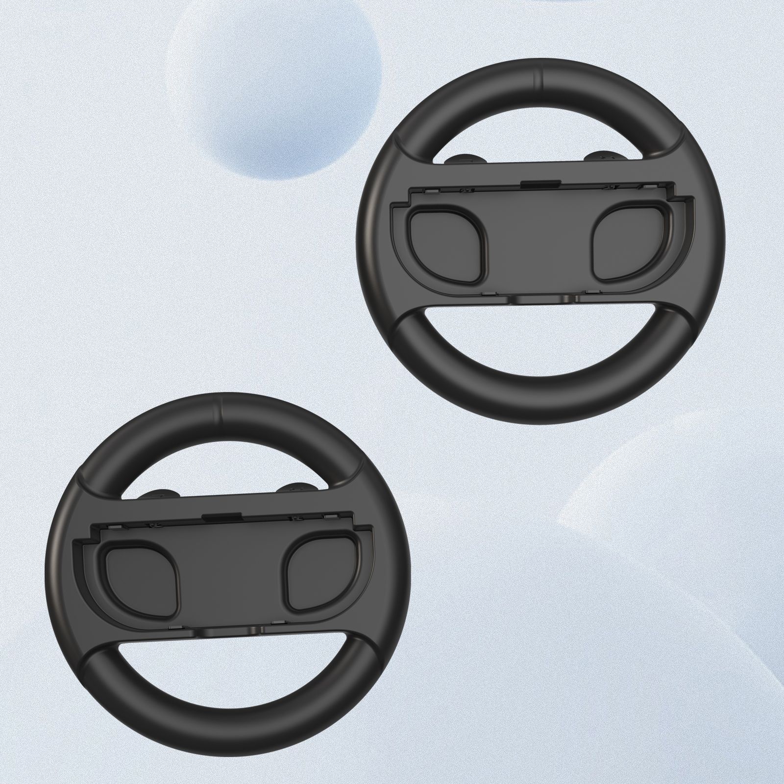 GAMINJA 2-Pack Racing Steering Wheel Grips for Nintendo Switch 2 Joy ...