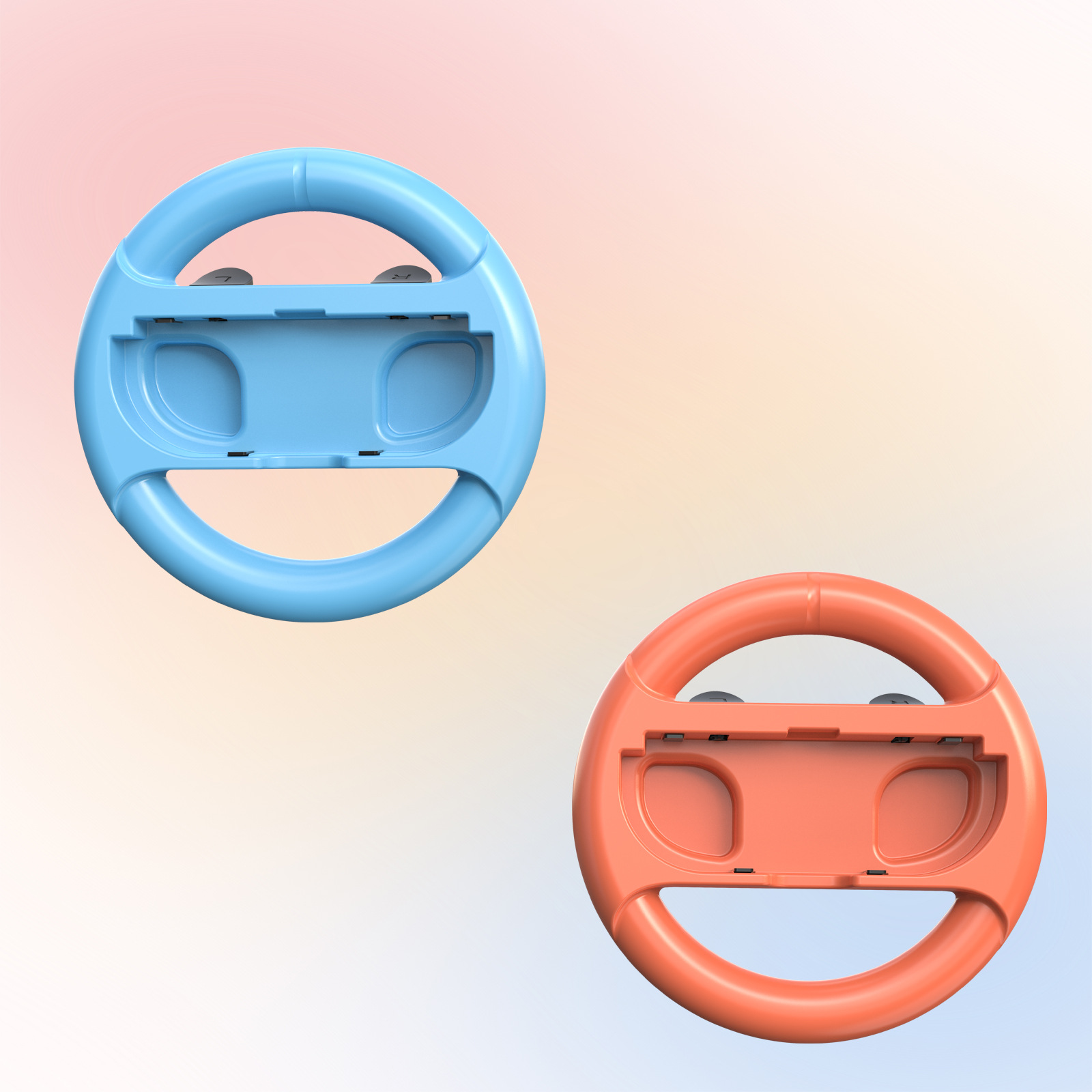 GAMINJA 2-Pack Racing Steering Wheel Grips for Nintendo Switch 2 Joy ...
