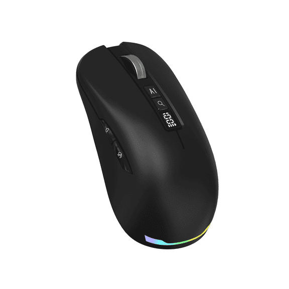 GAMINJA AI Wireless Mouse,Built-in Software with Voice Input,Writing Tools,Transcription,Translation,Screenshot Translation & Summary Functions,Compatible with PC & Laptops