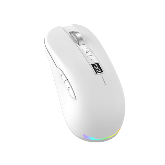 GAMINJA AI Wireless Mouse,Built-in Software with Voice Input,Writing Tools,Transcription,Translation,Screenshot Translation & Summary Functions,Compatible with PC & Laptops