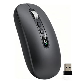 GAMINJA Ai Mouse with Voice Typing & ChatGPT Assistant,Smart Mouse Multi Language Voice to Text Recorder Ergonomic Silent Wireless BT Mouse 600mAH for Computer,PC,Laptop,2026 Upgraded