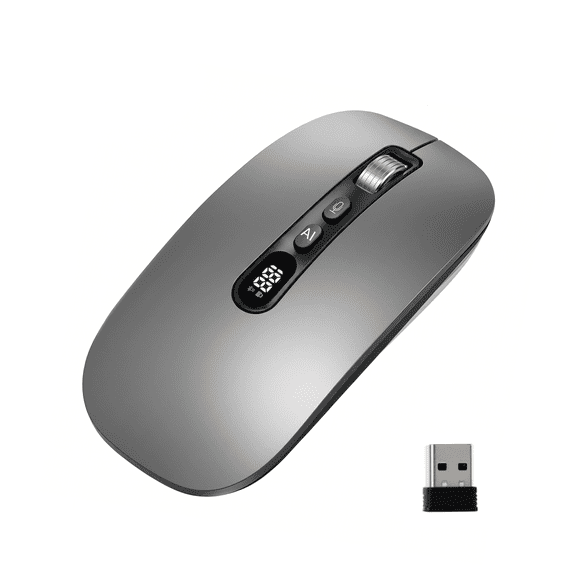 GAMINJA Ai Mouse with Voice Typing & ChatGPT Assistant,Smart Mouse Multi Language Voice to Text Recorder Ergonomic Silent Wireless BT Mouse 600mAH for Computer,PC,Laptop,2026 Upgraded