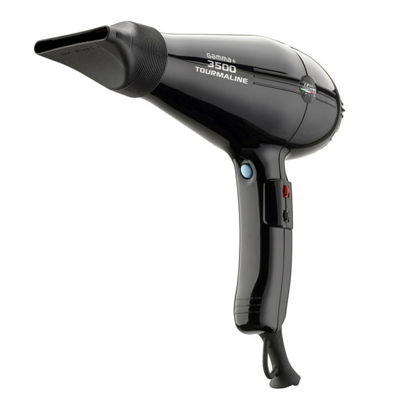GAMMA+ 3500 Tourmaline Power Professional Hair Dryer, Ionic, 2000 Watts, Black