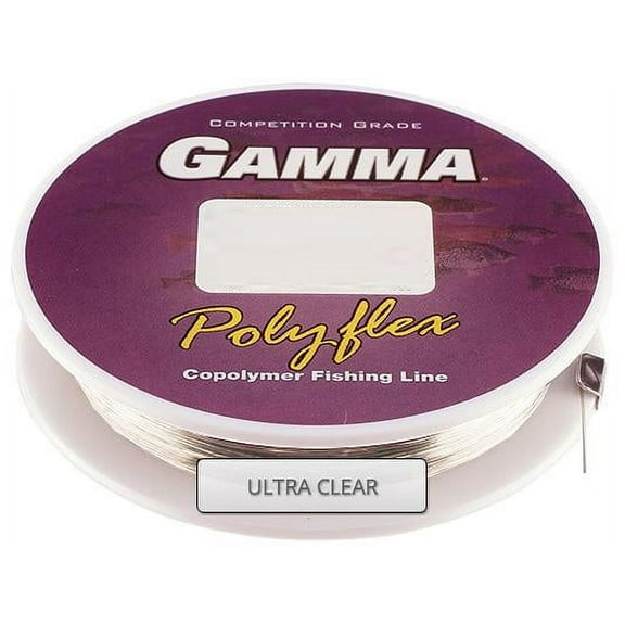 GAMMA Copolymer Fishing Line Filler Spool 4lb, 330yds, Clear