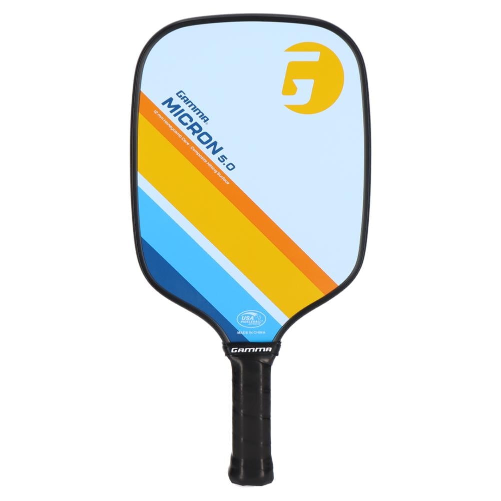 GAMMA Micron 5.0 Pickleball Paddle, Graphite Pickleball Paddle
