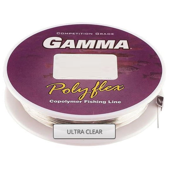 GAMMA Polyflex Copolymer Fishing Line Bulk Spool, Clear, 4lb, 3300yd