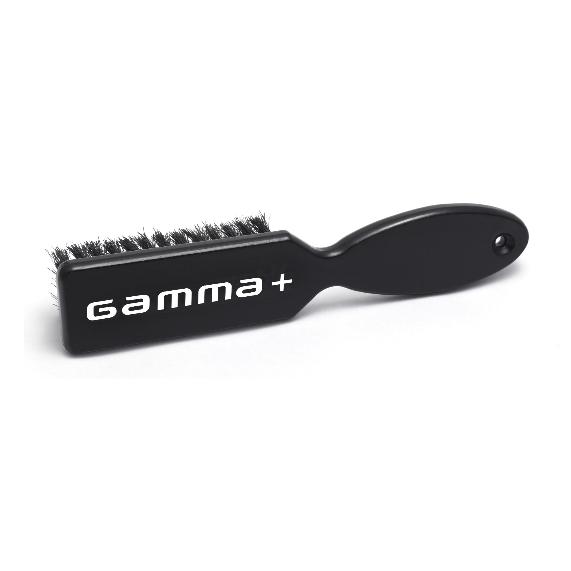 GAMMA+ Professional Fading and Cleaning Barber Brush Natural Bristles