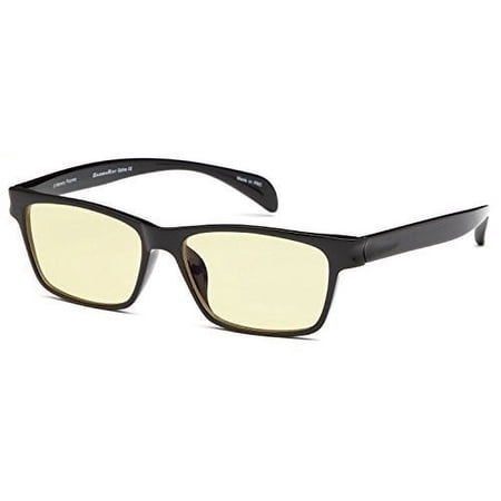 GAMMA RAY 003 Computer Readers Reading Glasses in Ergonomic Memory Flex Frame w UV Protection, Anti Blue Rays, Anti Glare and Scratch Resistant Lens in 53-16-140 Size with Optional Magnification