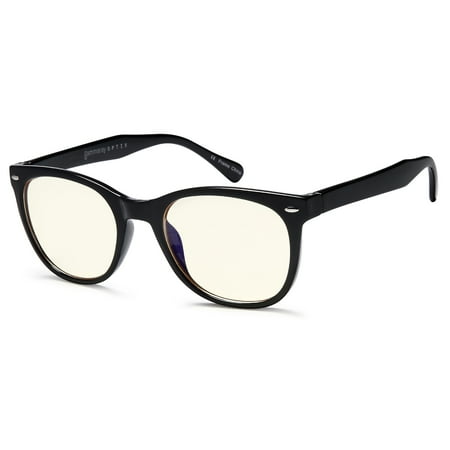 GAMMA RAY 801 Classic Computer Reading Glasses Reduces Eyestrain and Glare from Harmful Blue Light UV400 Monitors and Screens