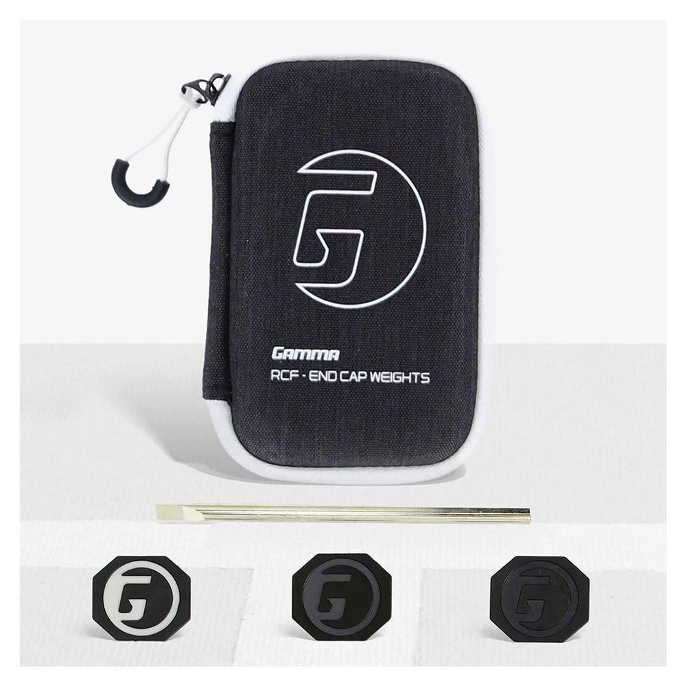 GAMMA RCF End Cap Pickleball Paddle Weights, 3g, 6g, and 9g End Cap Weight Options