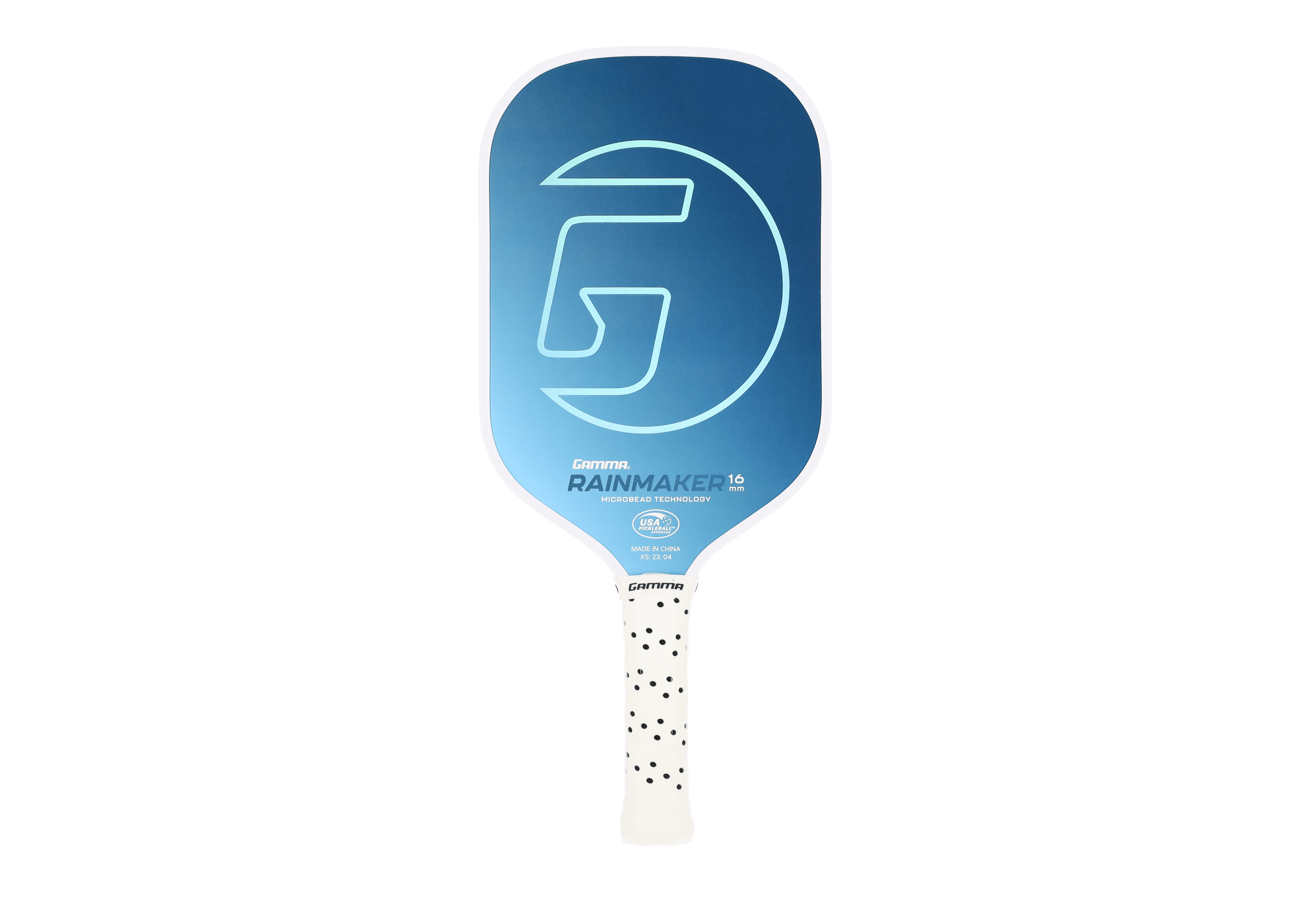 GAMMA Rainmaker 16 Microbead Pickleball Paddle - Blue