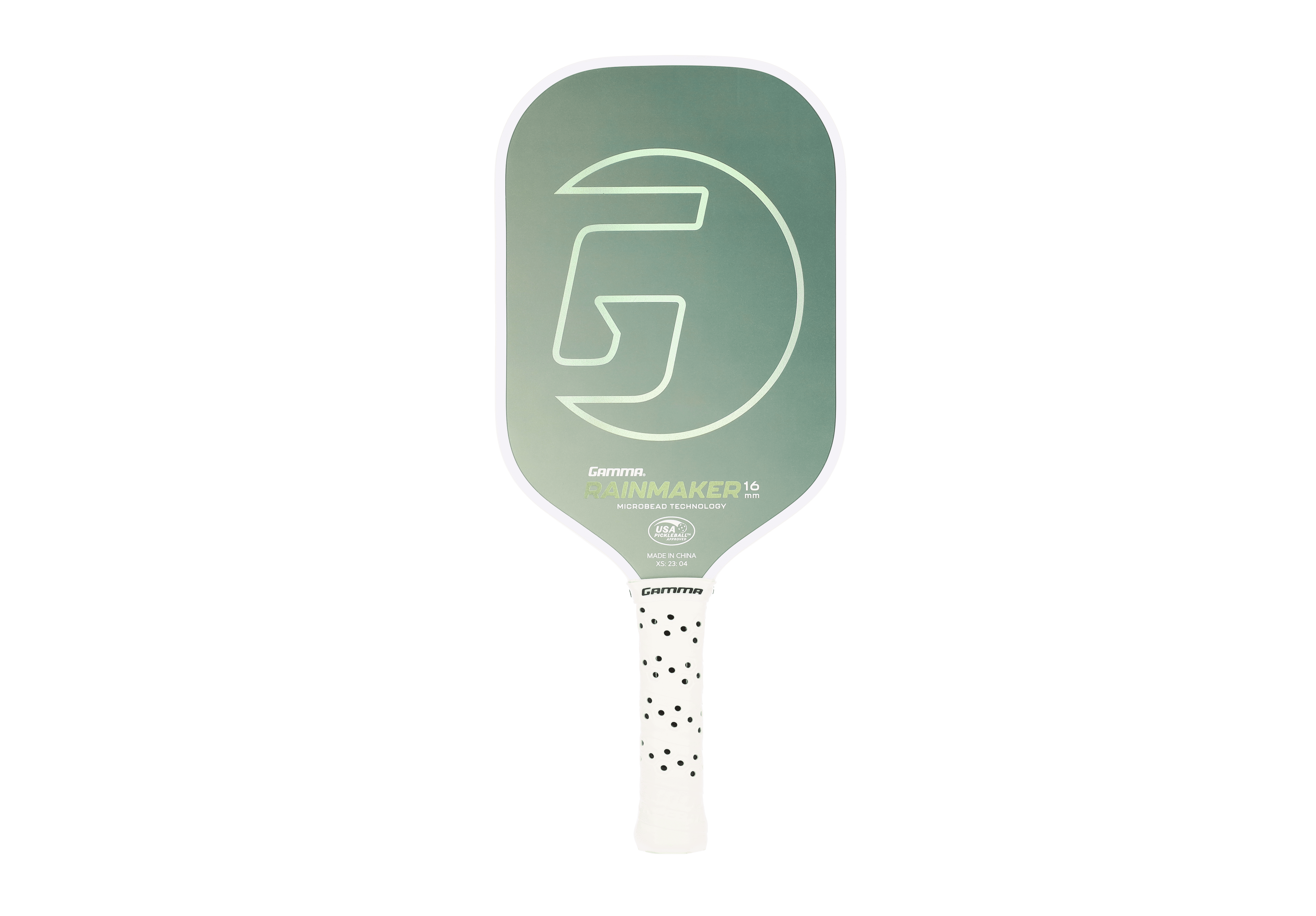 GAMMA Rainmaker 16 Microbead Pickleball Paddle - Green