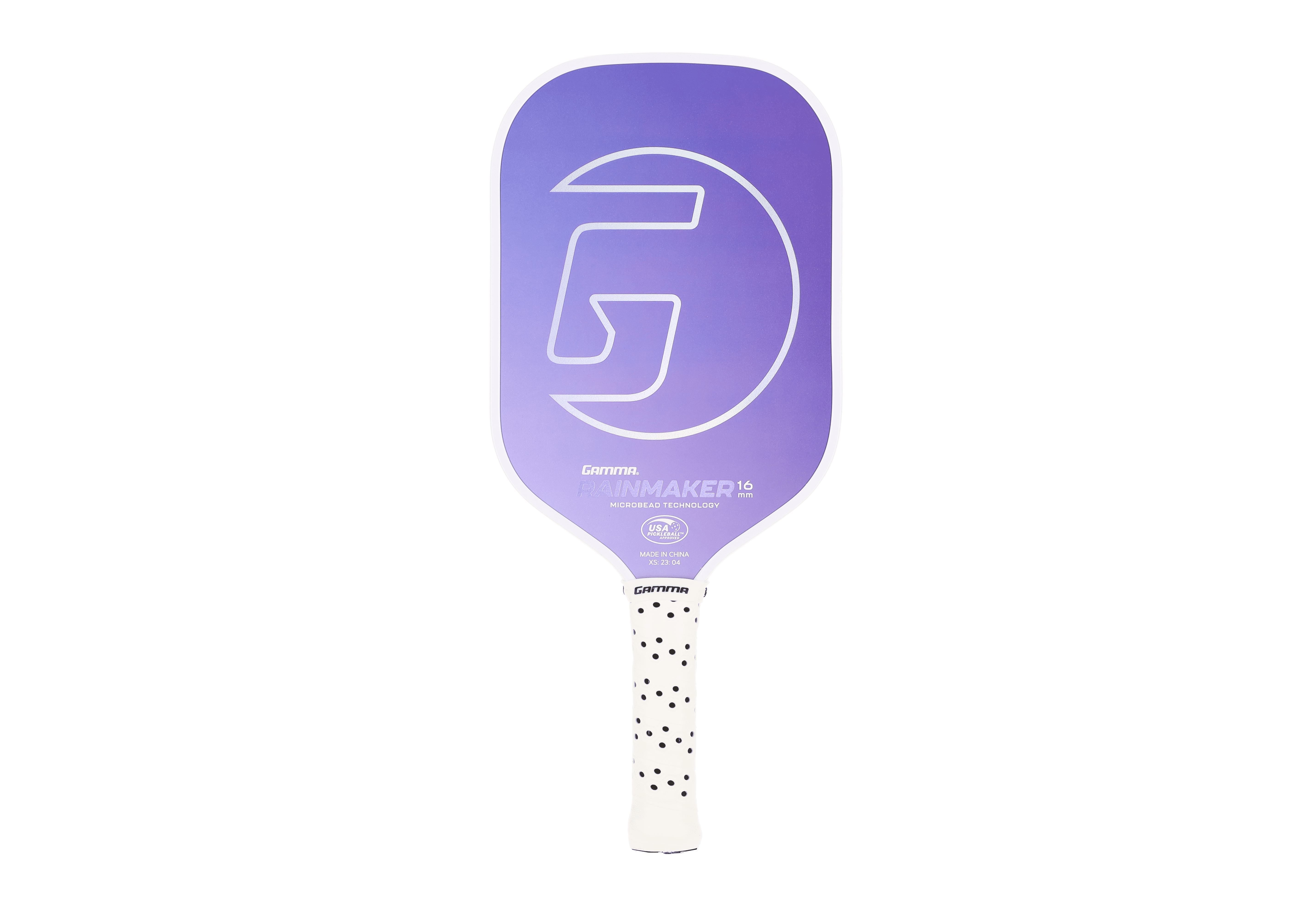 GAMMA Rainmaker 16 Microbead Pickleball Paddle - Purple