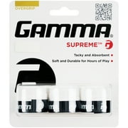 GAMMA Supreme Overgrip in White 3 Pk