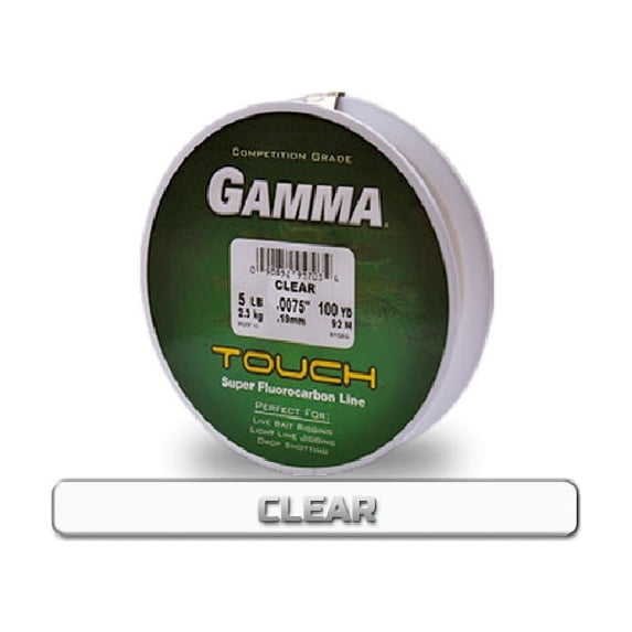 GAMMA Touch Fluorocarbon Fishing Line Filler Spool 9lb, 100yds ...