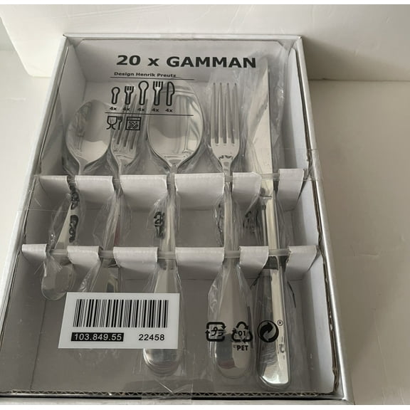 GAMMAN 20-piece flatware set, stainless steel