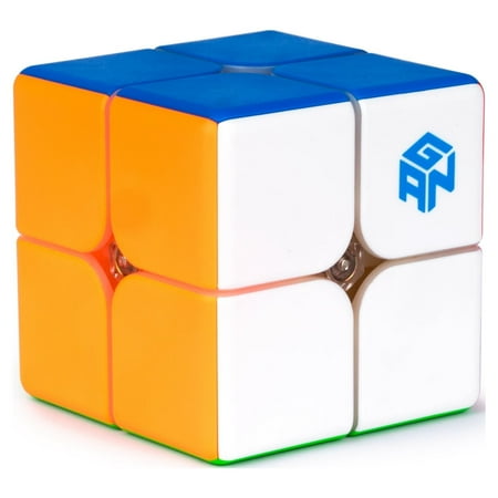 GAN 249 V2, 2x2 Speed Cube Gans Mini Cube Puzzle Toy 2x2x2 Magic Toy 49mm (Stickerless)