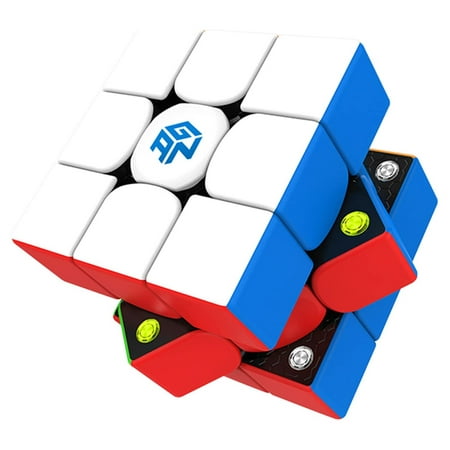 GAN 356 M, Magnetic Speed Cube Stickerless Puzzle Cube 3x3 Magic Cube, Lite Version