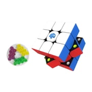 GAN 356 m, Speed Cube, 3x3 Stickerless Speed Cube Magnetic Brain Teaser Educational Toy for Kids & Adults