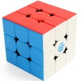 GAN 356 RS, GAN Cube 3x3 Magic Cube, Stickerless Speed Cube Puzzle Toy