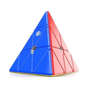 GAN Pyraminx M Speed Cube Standard Stickerless Triangle Magic Cube 3x3x3 Pyramid Puzzle