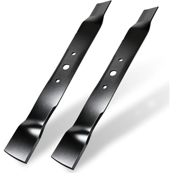 GANCO GX20249 Mulching Blades for John Deere 42 Inch Mower L110 L118 Replacement Parts Mower Accessories (Pack of 2 Lawn Mower Blades)