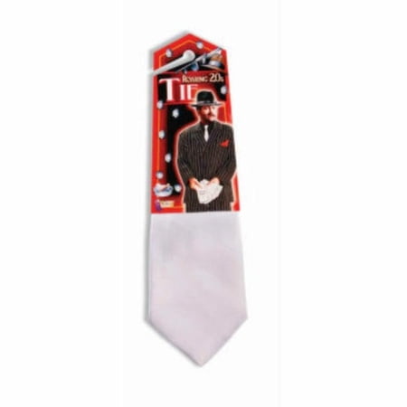GANGSTER TIE-WHITE