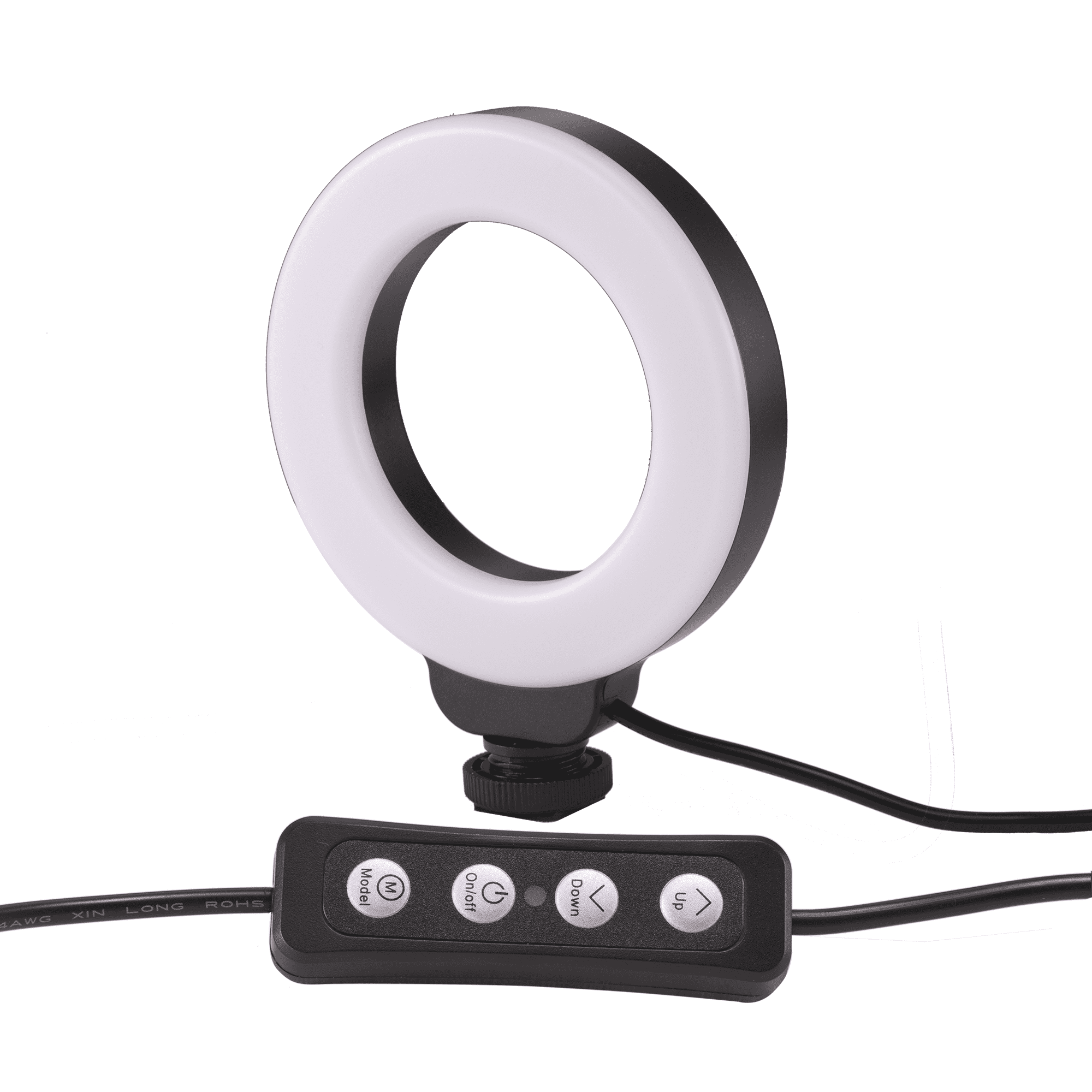 GANGXUN GANGXUN 4" Ring Light with Stand, 48 LED 3200-6500K, 95 CRI, USB Powered for Streaming, Video, Makeup