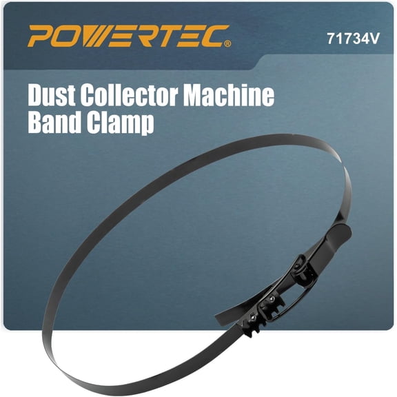 GANGZI 71734V 14-1/2 Inch Band Clamp for Dust Collector, Fits Delta, JET, Grizzly, Shop Fox, Harbor Freight, and GANGZI DC1080/ DC1081