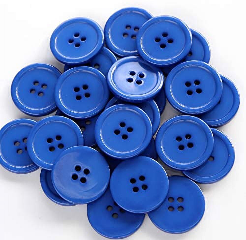 5pc 30mm Handmade Ceramic Sewing Buttons for Crafts, Assorted