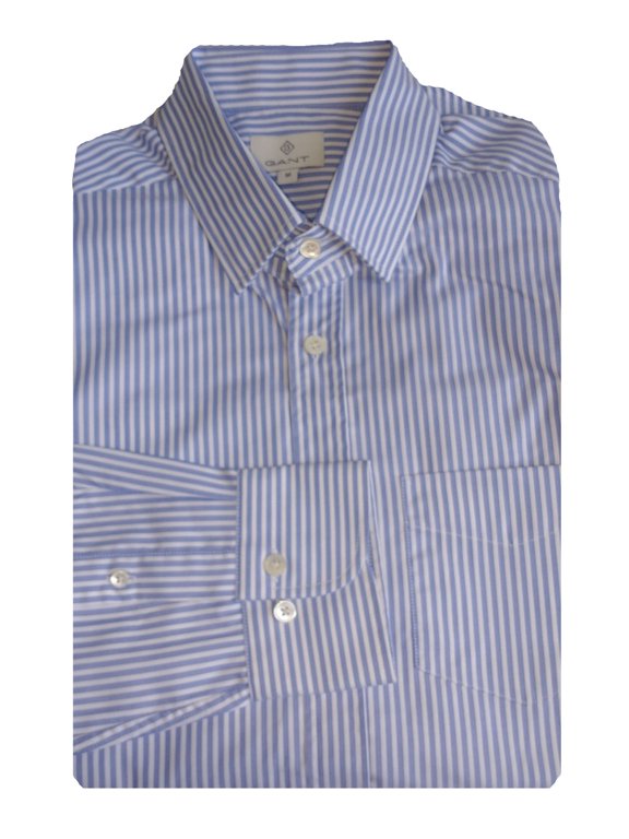 DIAMOND G Men's Preppy Blue Textured Stripe Shirt 362502 Size Medium