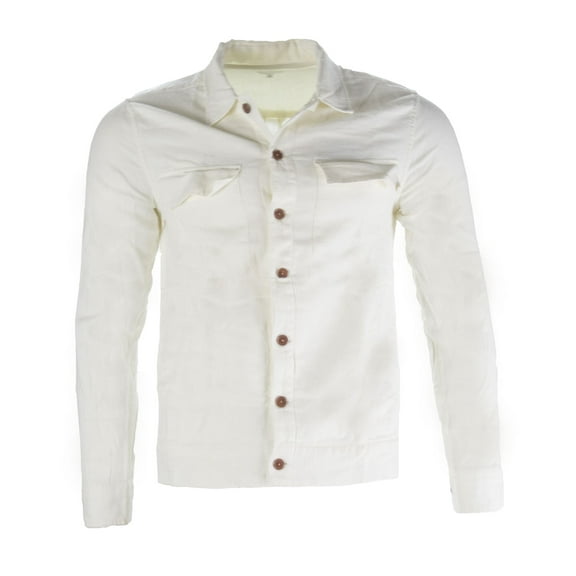 GANT Men's Cream Nep Twill Shirt Jacket 341173 Size Medium