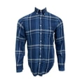 thumbnail image 1 of GANT Men's Plaid Regular Shirt, Dark Indigo, Medium, 1 of 2
