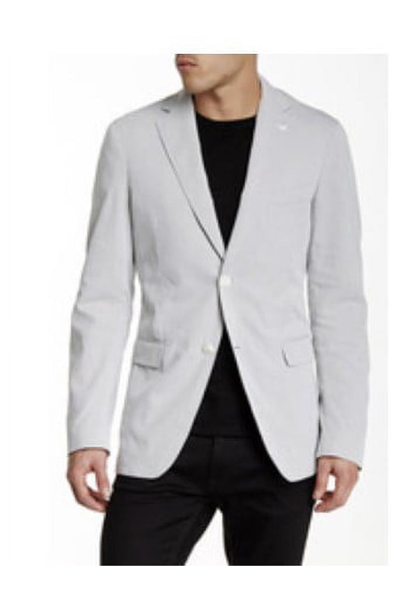 Michael Bastian Bedford Cord Blazer 76012 Elephant Grey Size 50