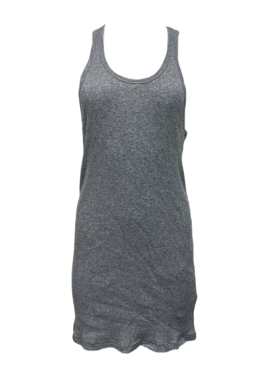 GANT Rugger Women's Cotton Rib Tank Top Dress, Grey Melange, L - Walmart.com