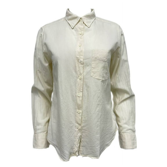 GANT Rugger Women's Cotton Selvage Madras Shirt 432148, Cream, L