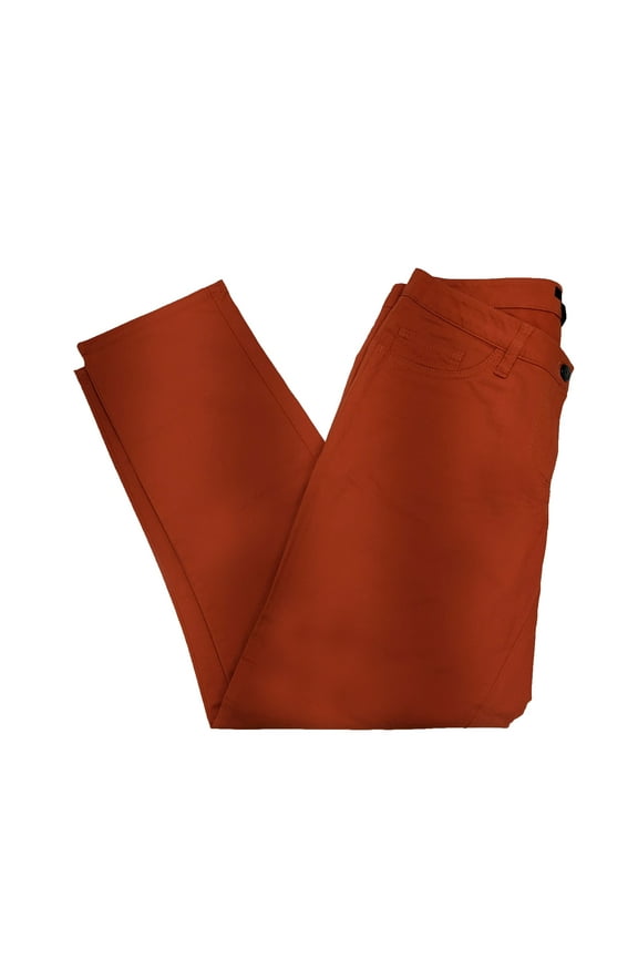 Women's Brick Orange Kelly Cropped Twill Pants Size 28