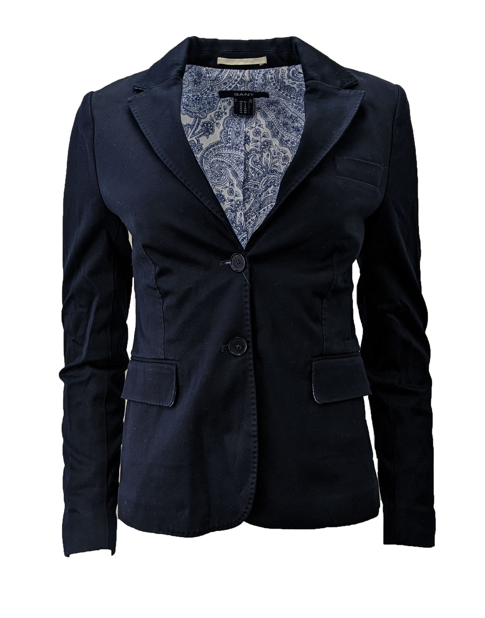 GANT Women s Navy Twill Blazer Sports Coat 476514 Size 6