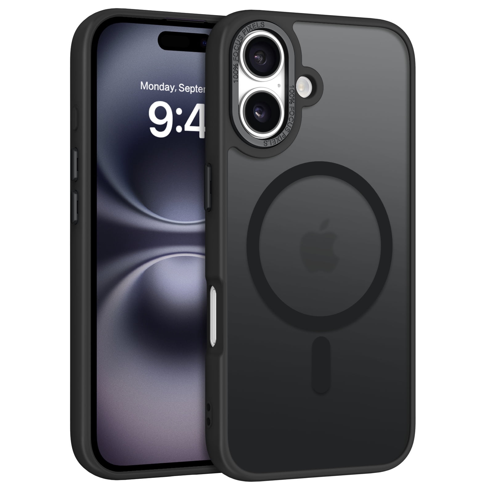 GaoBao Coque pour iPhone 16 Compatible avec MagSafe, Hybrid Magnétique