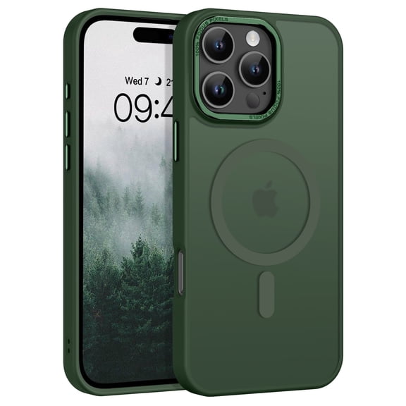 GAOBAO Magnetic for iPhone 16 Pro Case, Compatible with MagSafe Translucent Matte Slim Shockproof Women Men Phone Case