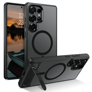 GAOBAO Magnetic for Samsung Galaxy S25 Ultra Case, Drop Protection, Translucent , Adjustable Kickstand for Samsung Galaxy S25 Ultra Case